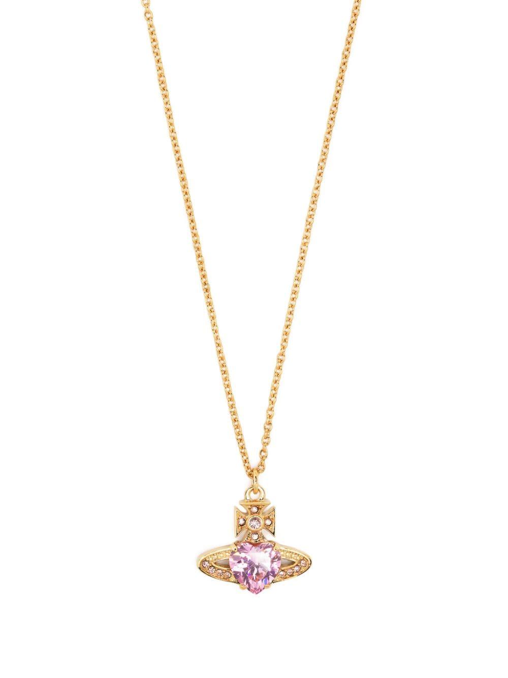 vivienne westwood gold Ariella Orb pendant chain necklace
