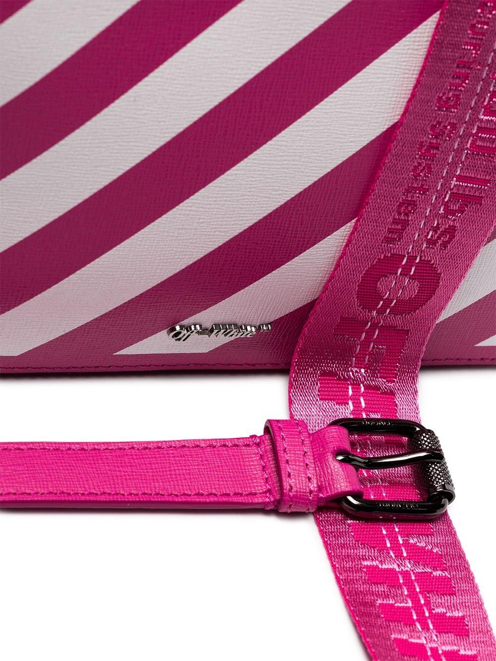 Off-White C/O Virgil Abloh 19SS Pink Stripe Shoulder Bag – The Factory KL