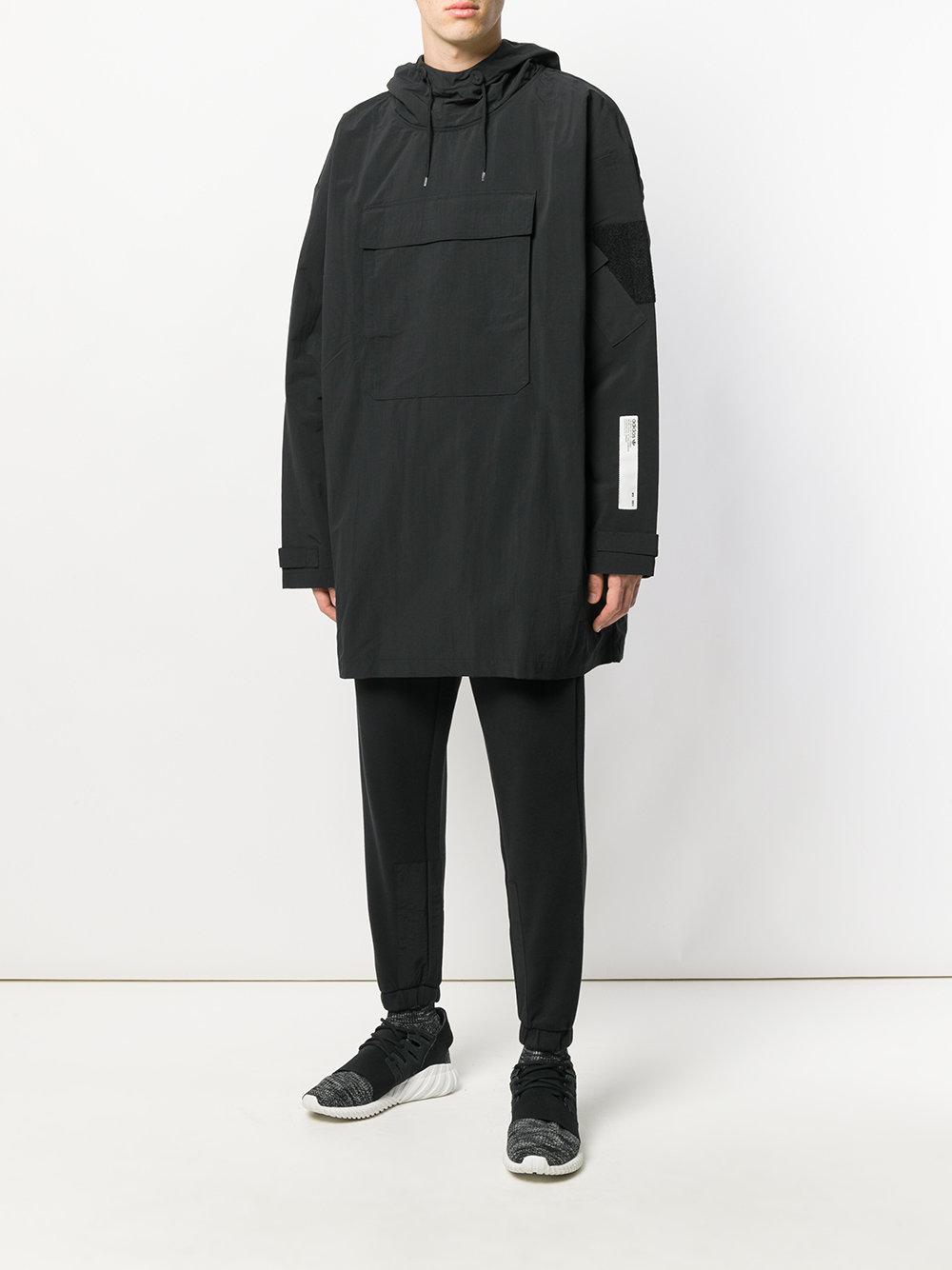 adidas Nmd Oversized Pullover Jacket in Black for Men - Lyst
