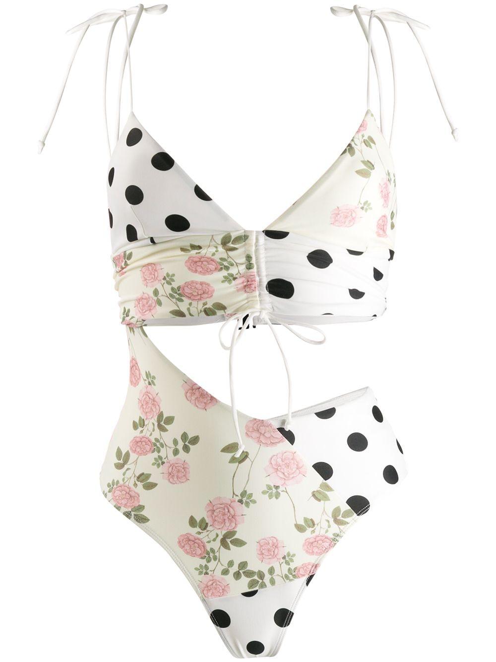 For Love Lemons Neapolitan Badeanzug In Weiss Lyst