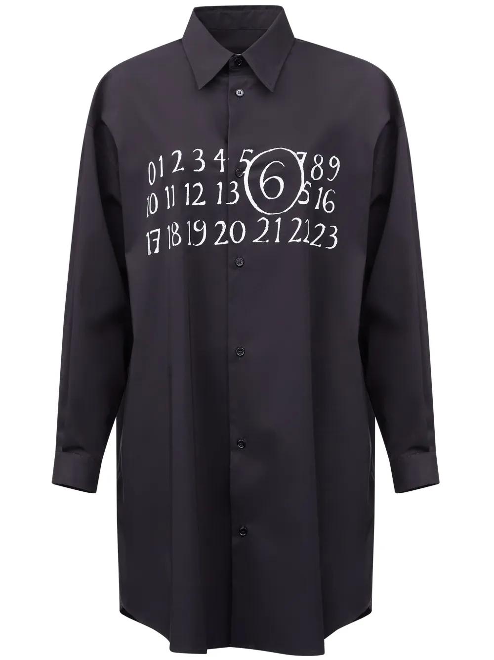 MM6 Maison Margiela 袖ジップ ナンバーモチーフ ワンピース MM6 Maison Margiela 袖ジップ ナンバーモチーフ ワンピース 【公式通販】
