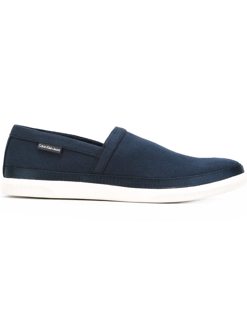 calvin klein blue sneakers
