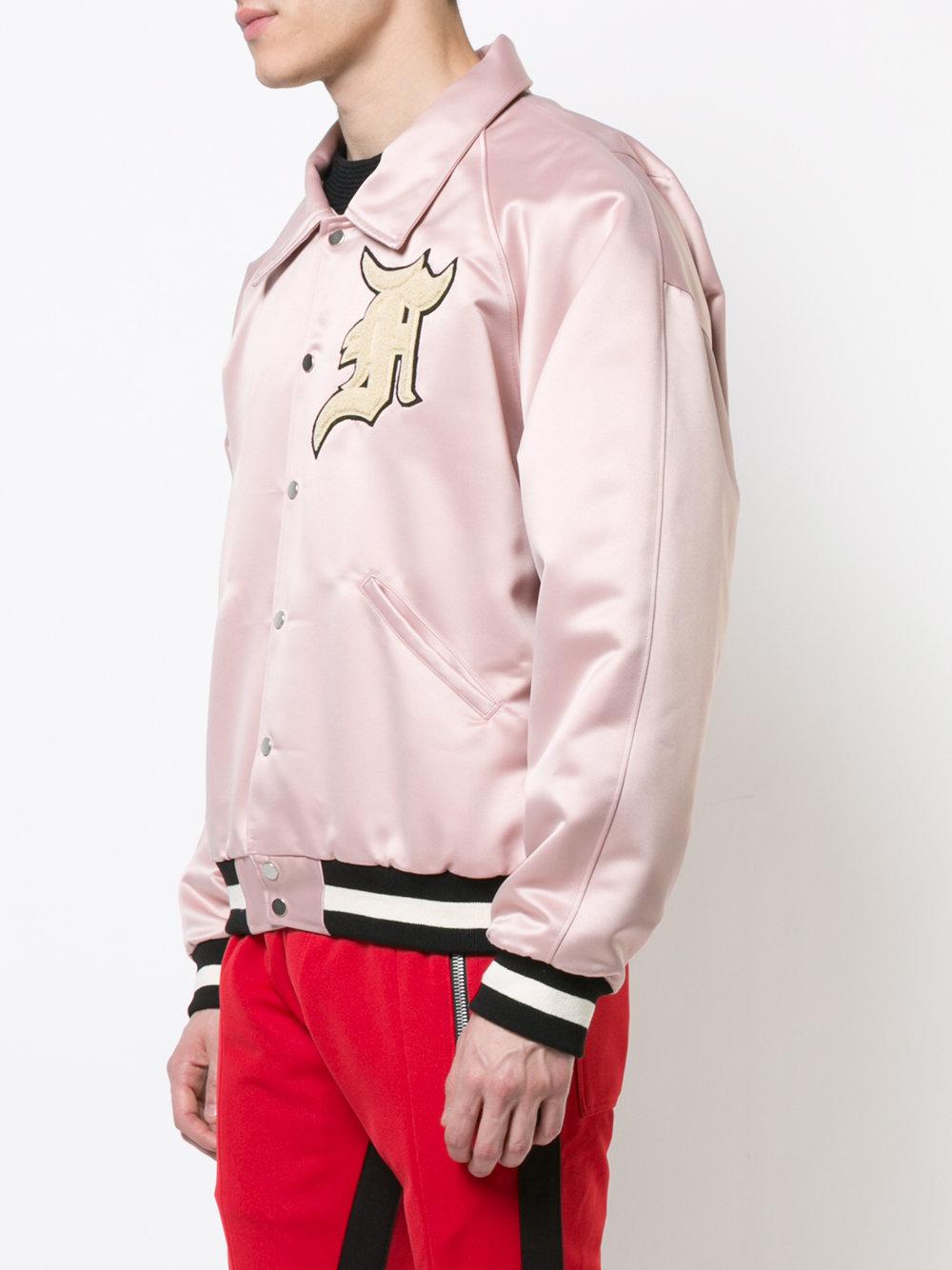 Fear of god pink bomber on sale