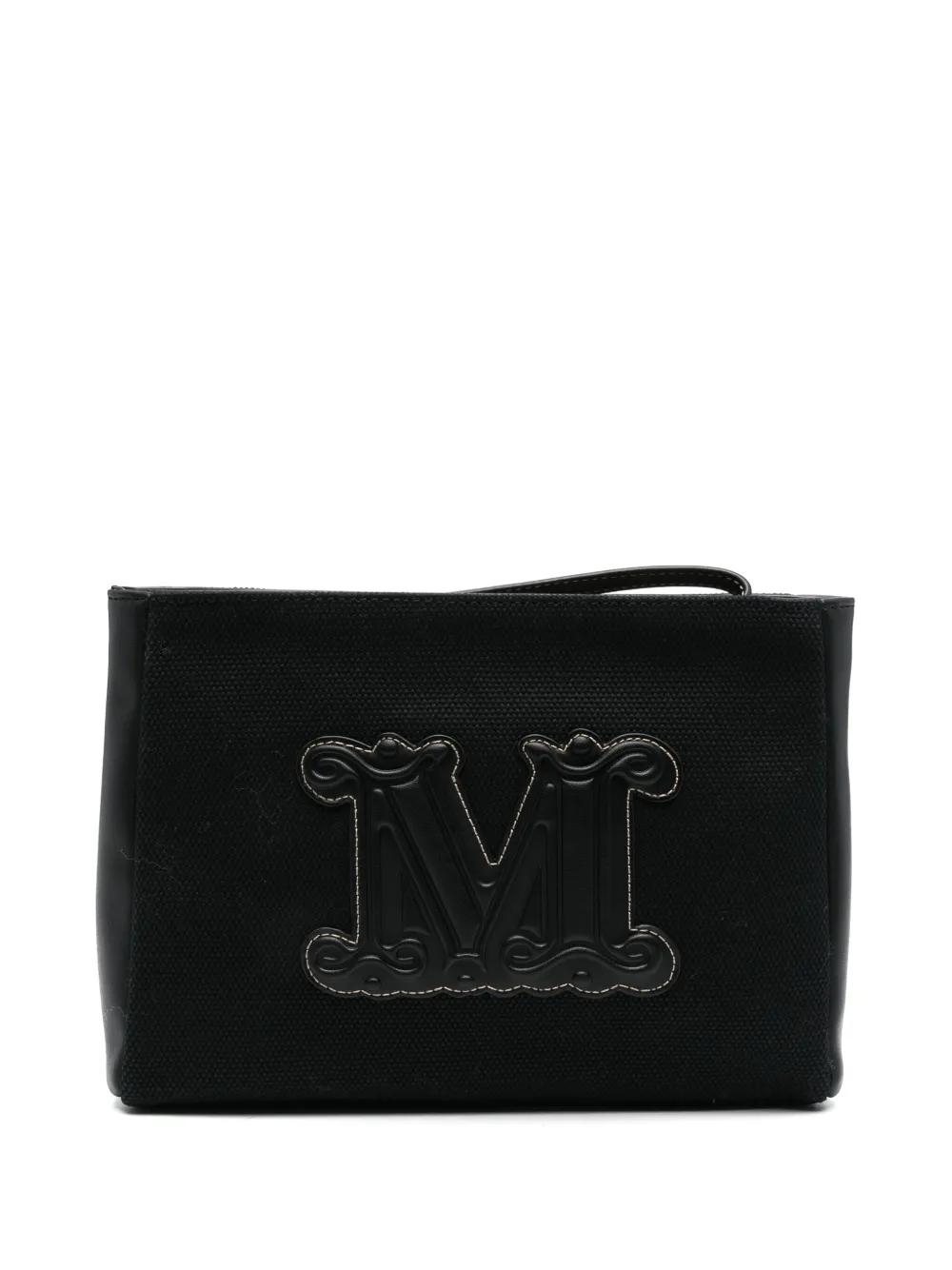 【MAX MARA】CASCIABEACH CLUTCH Max Mara Medium Cascia Beach Clutch Bag in Black | Lyst