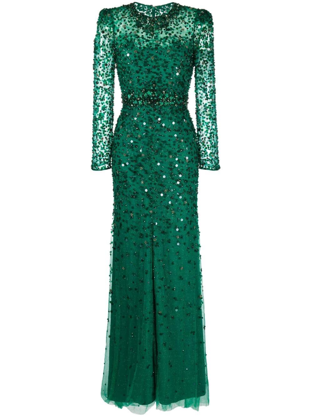 Jenny packham cheap green dress