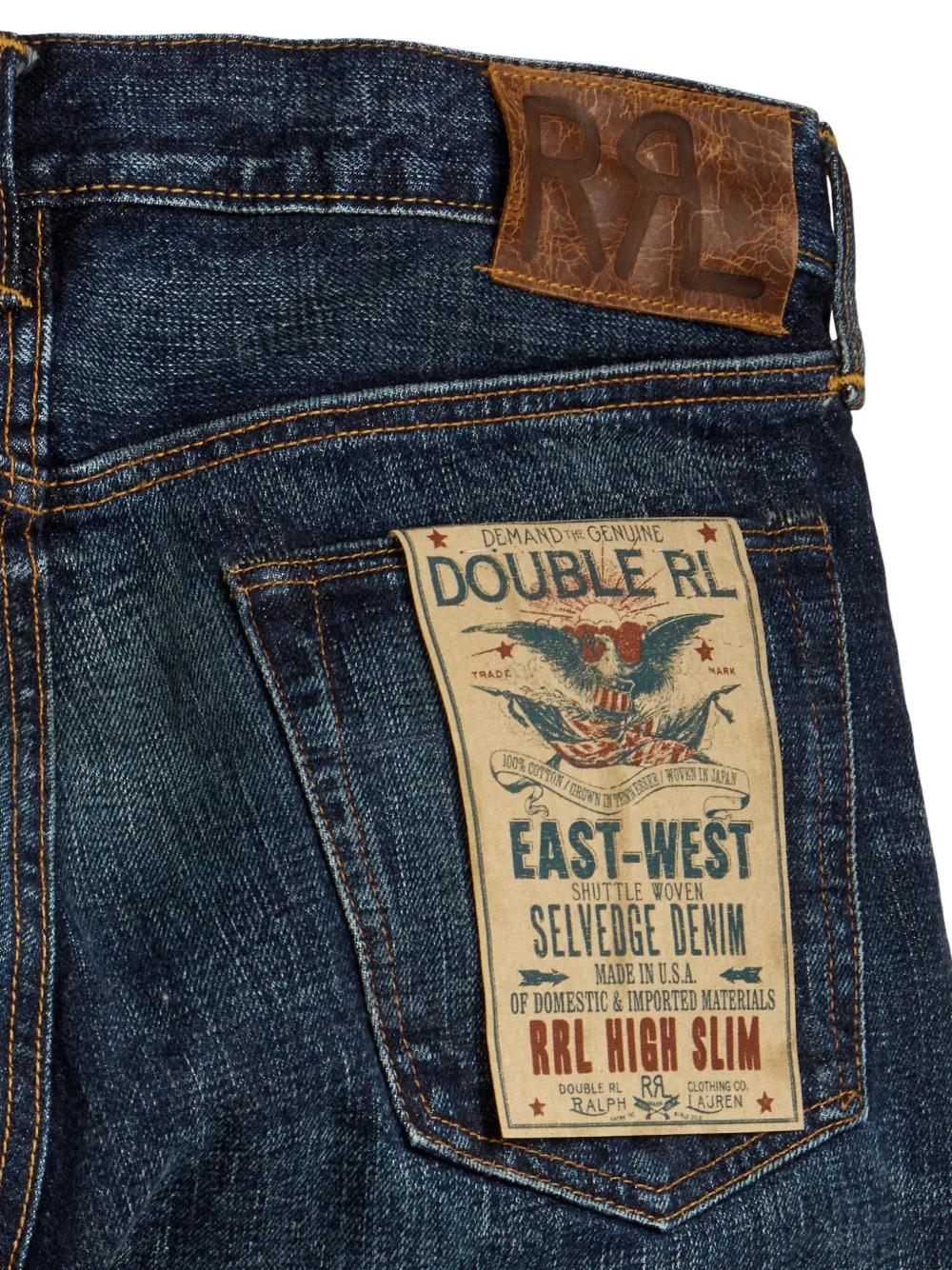 RRL High Slim Jeans in Blue for Men | Lyst