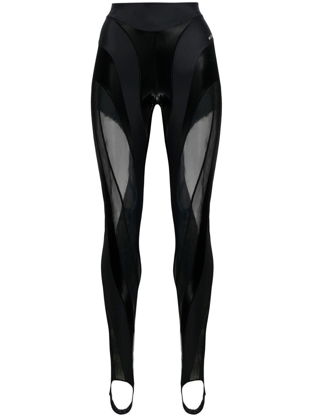 Legging top empiecement tulle