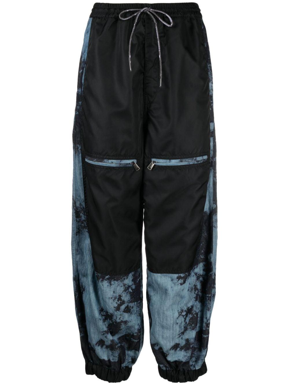 Vivienne Westwood Daniel Drawstring Panelled Trousers in Black