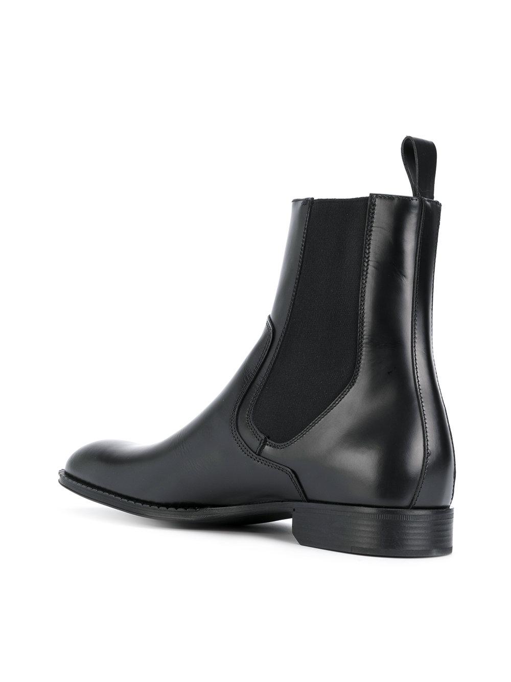 Versace Chelsea Boots in Black for Men | Lyst
