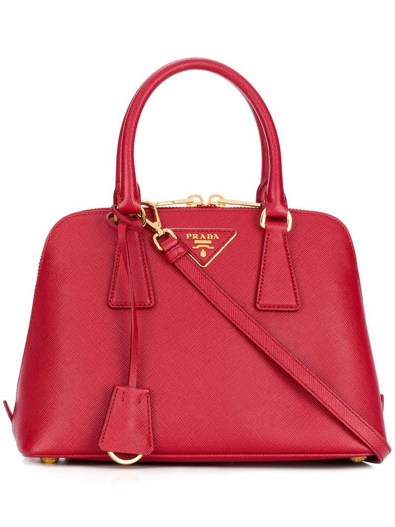 sac rouge prada