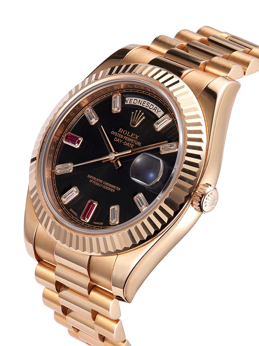 Rolex 777 x 'Daydate' Rotgoldarmbanduhr in Mettallic für Herren - Lyst