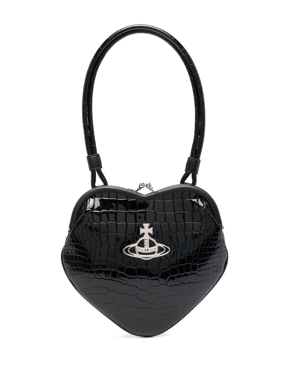 Vivienne Westwood Belle Heart Frame Purse in Black