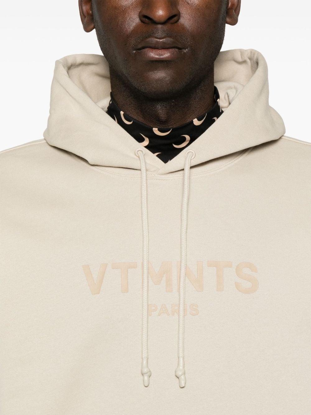 VTMNTS graffiti-print hooded sweatshirt - White