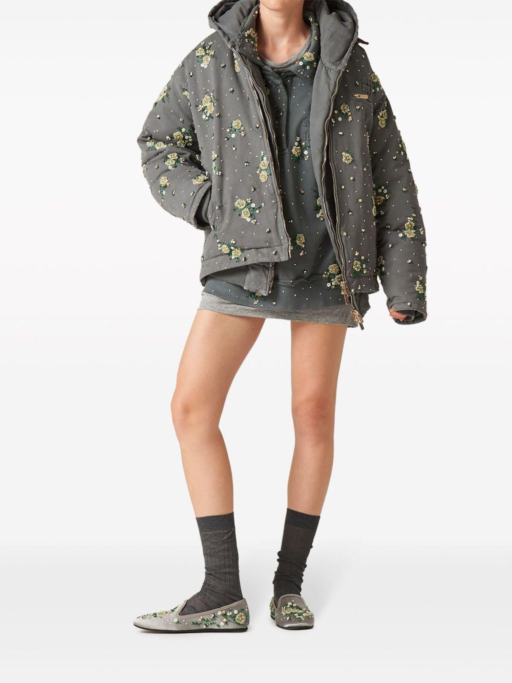 ジャケット・アウター 2015AW miumiu floral denim jacket ジャケット・アウター 2015AW miumiu floral denim jacket MIU