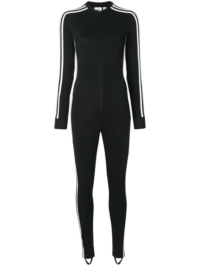 adidas Synthetic Stage Jumpsuit in Black - Lyst