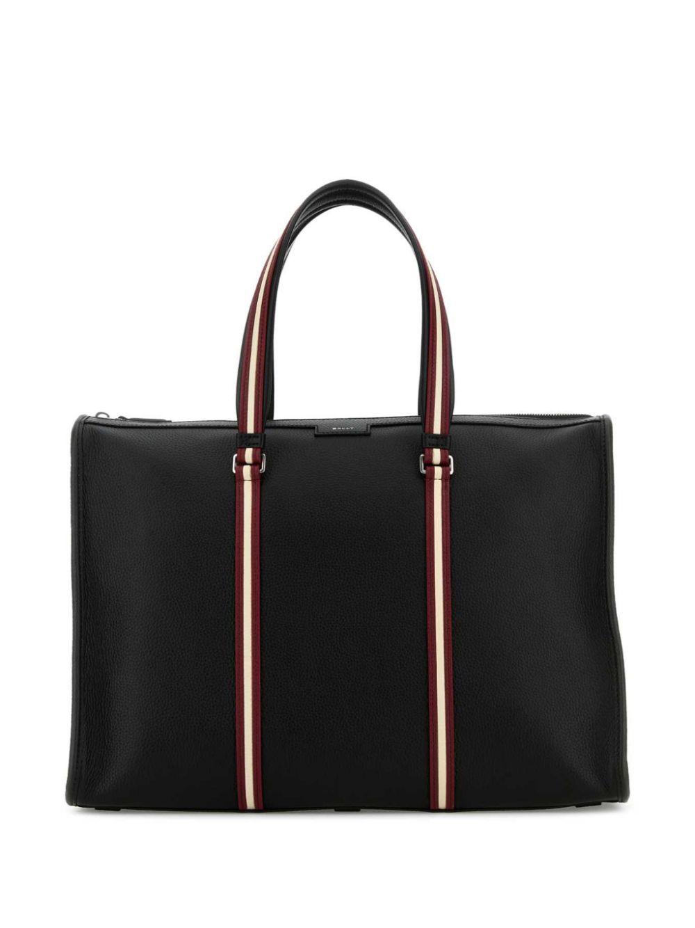 Bally メンズ ブラック Code ハンドバッグ トートバッグ