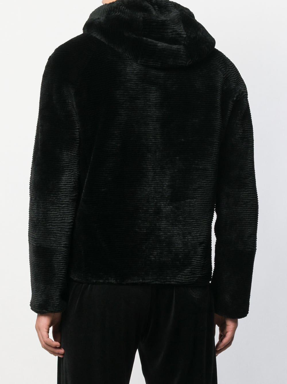 giorgio armani shearling jacket