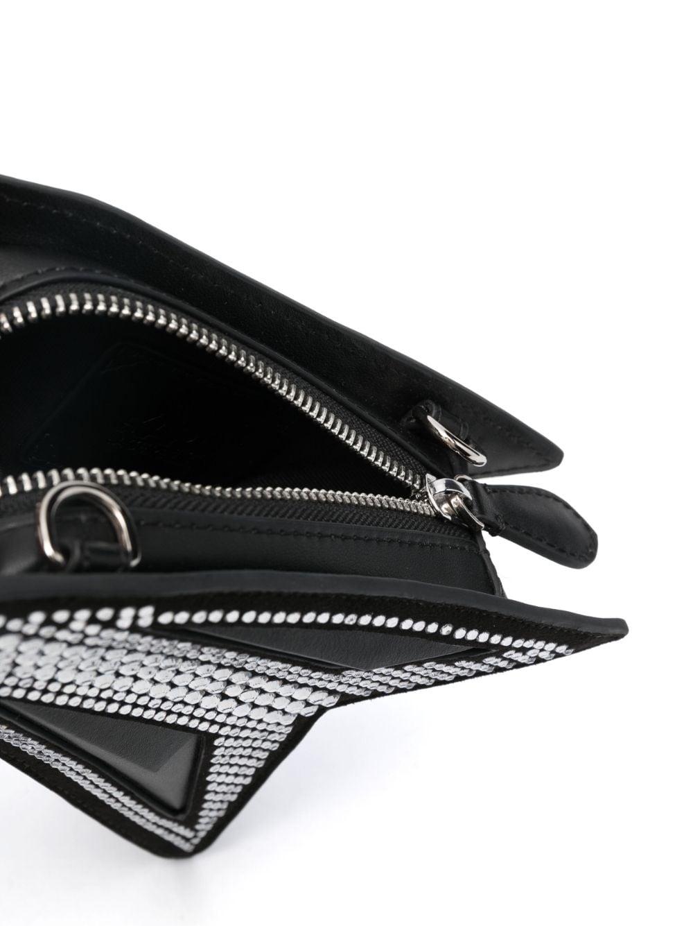 Karl Lagerfeld K/guitar Leather Clutch Bag in Black