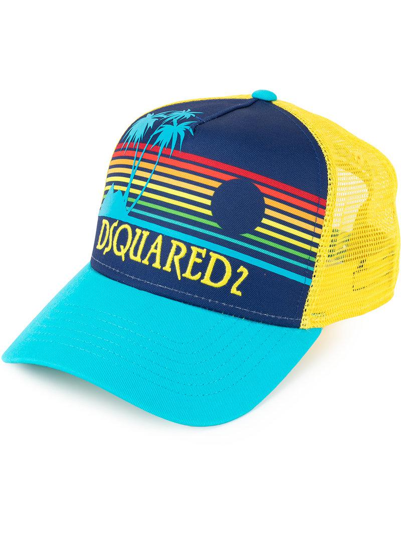 casquette dsquared2 jaune