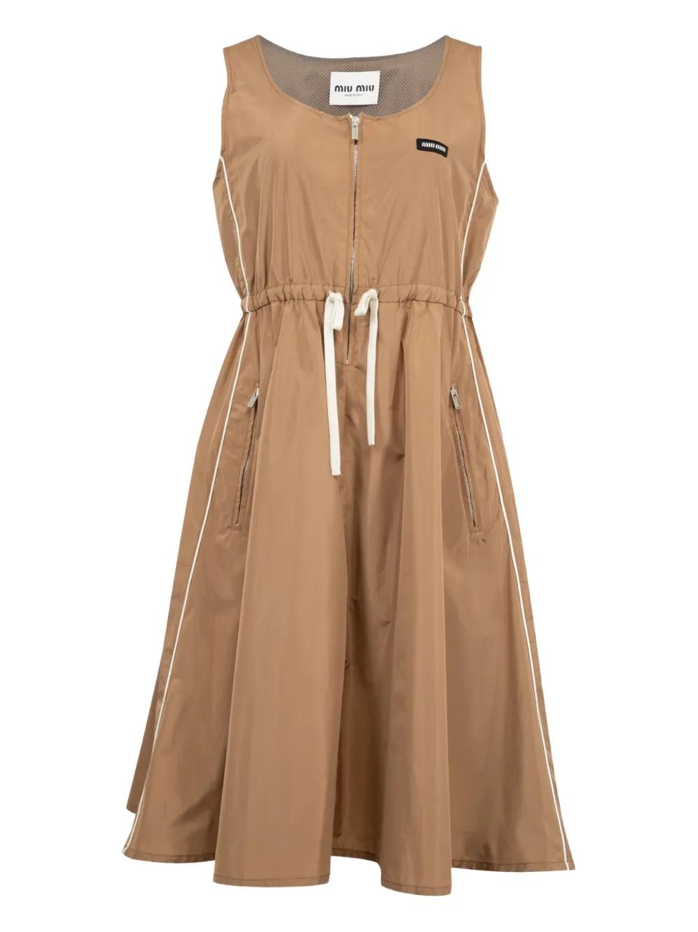 Natural Miu Miu Dresses for Women | Lyst