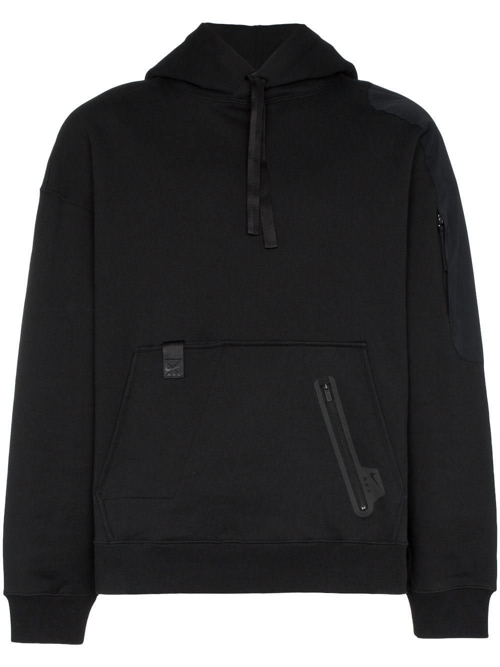 Nike Cotton X Mmw Pullover Hoodie in Black for Men - Lyst