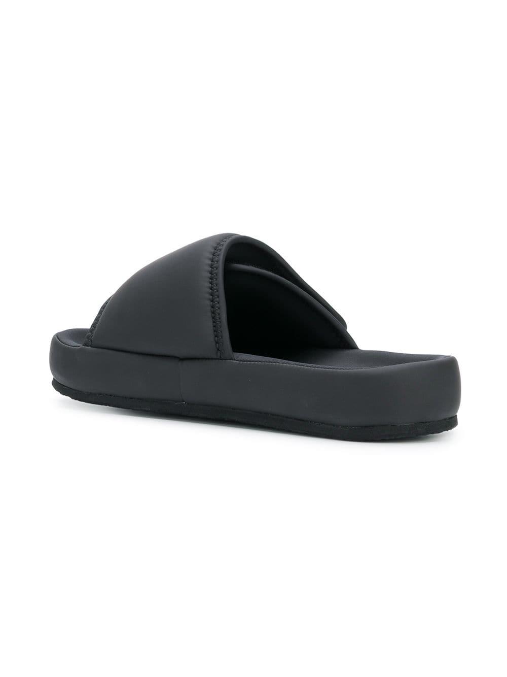 yeezy sandals black