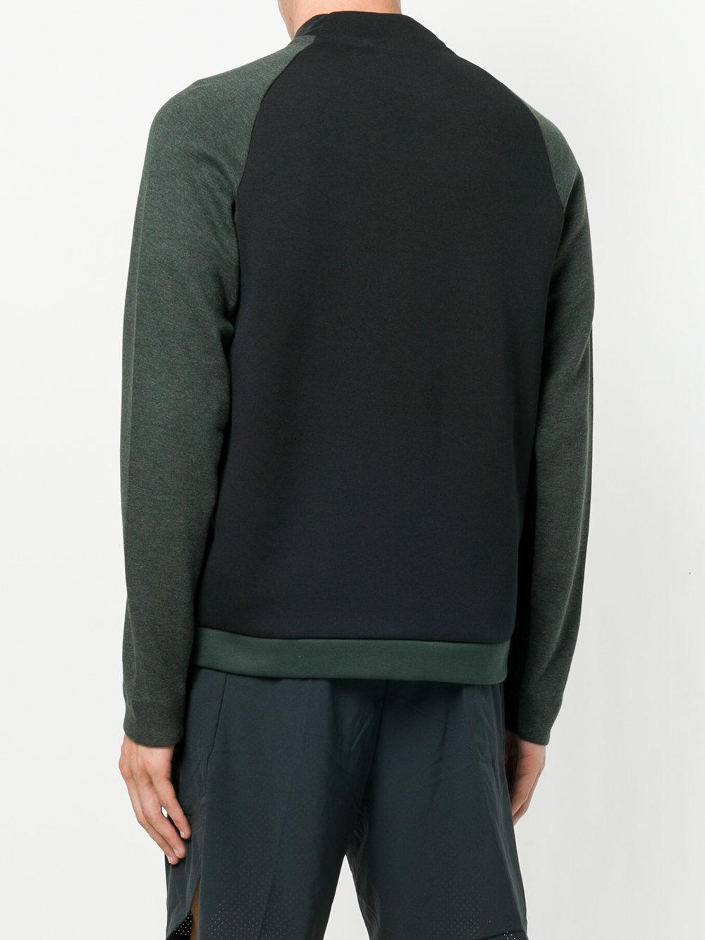 Nike Tech Fleece Varsity Jacket in Green for Men | Lyst