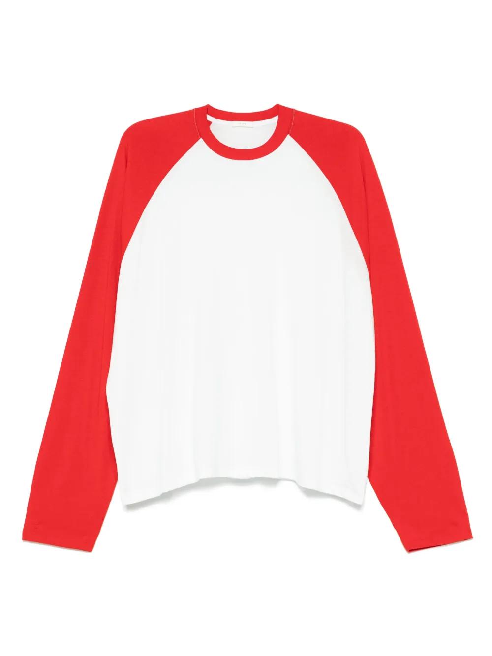 THE ROW レッド 長袖Tシャツ the-row-white-Jameson-T-shirt.jpeg