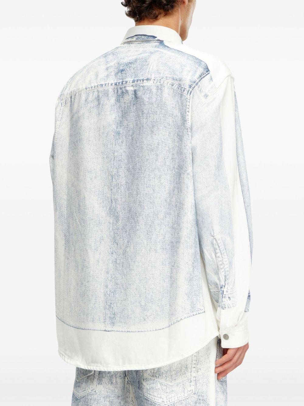 メンズ DIESEL D-simply-over-s デニムシャツ ブルー | Lyst