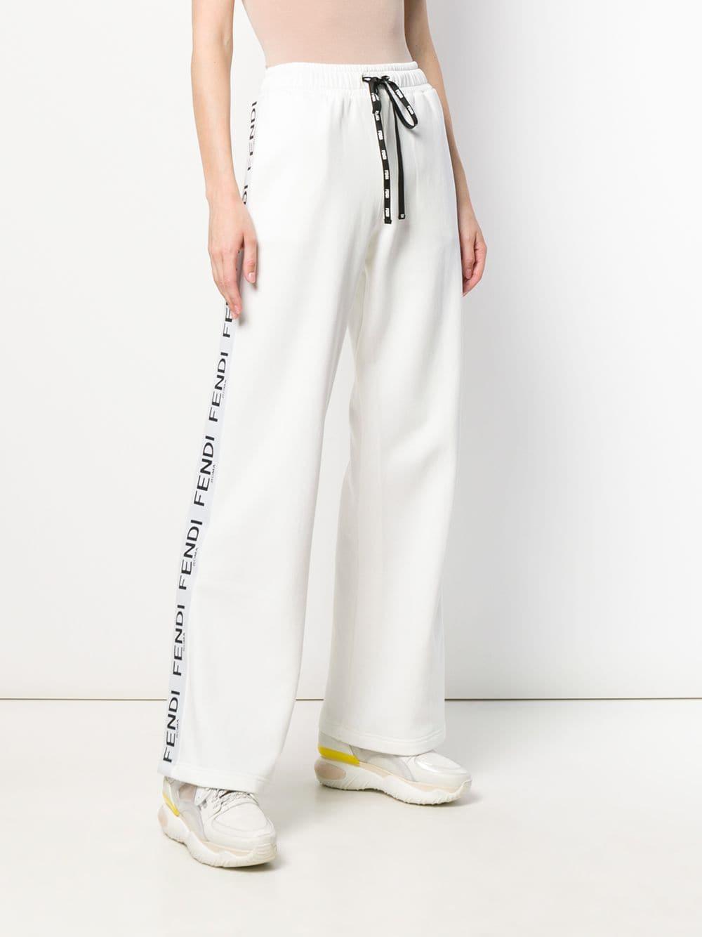 ladies flared jogging bottoms