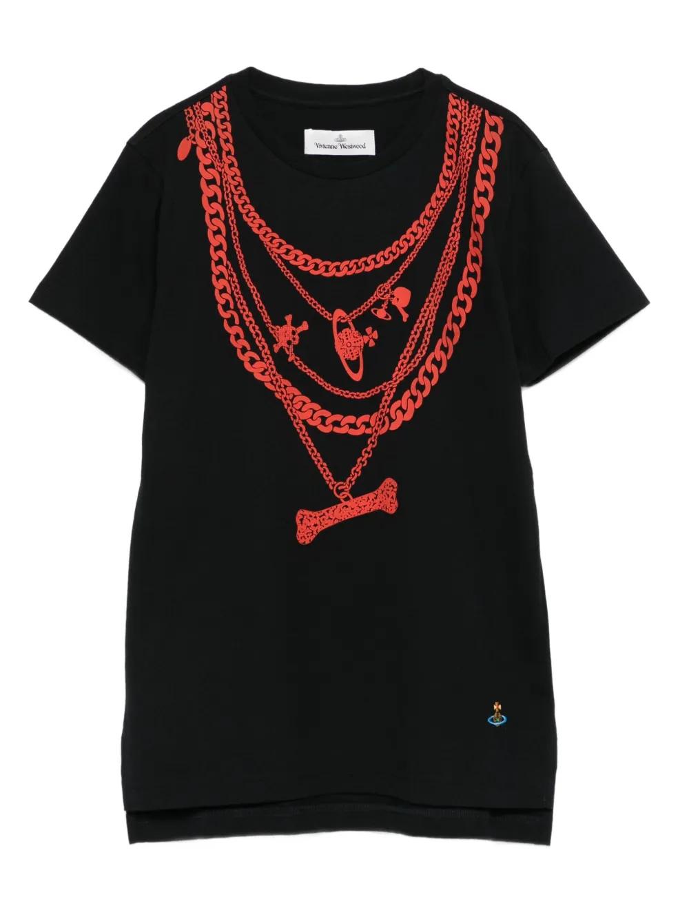 トップス Vivienne Westwood RedLabel chain t-shirt Vivienne Westwood Chain-Print T-Shirt in Black for Men | Lyst