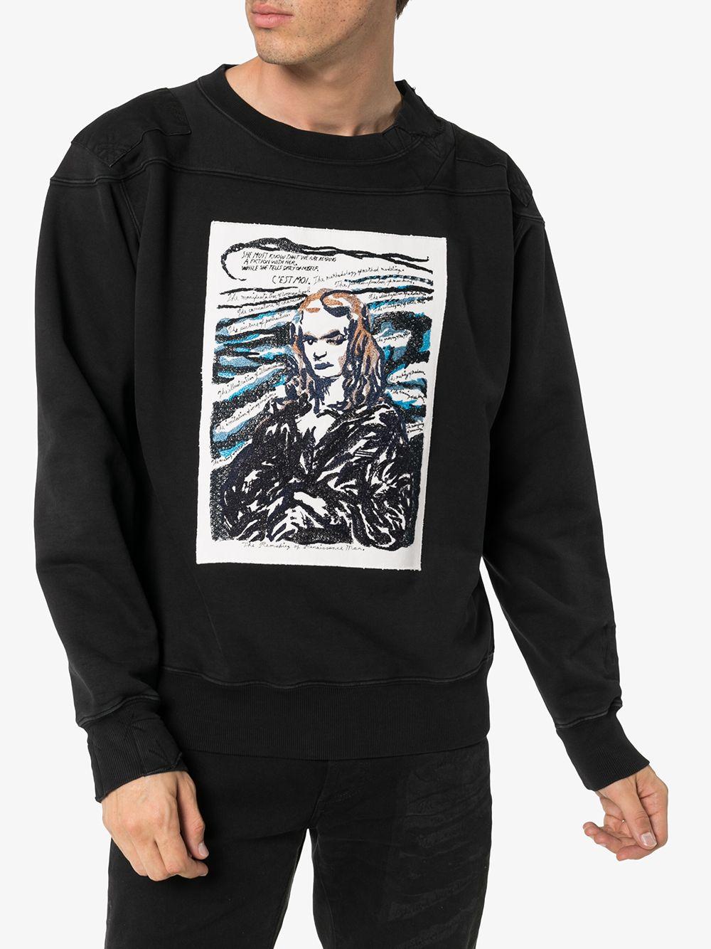 dior x raymond pettibon sweatshirt
