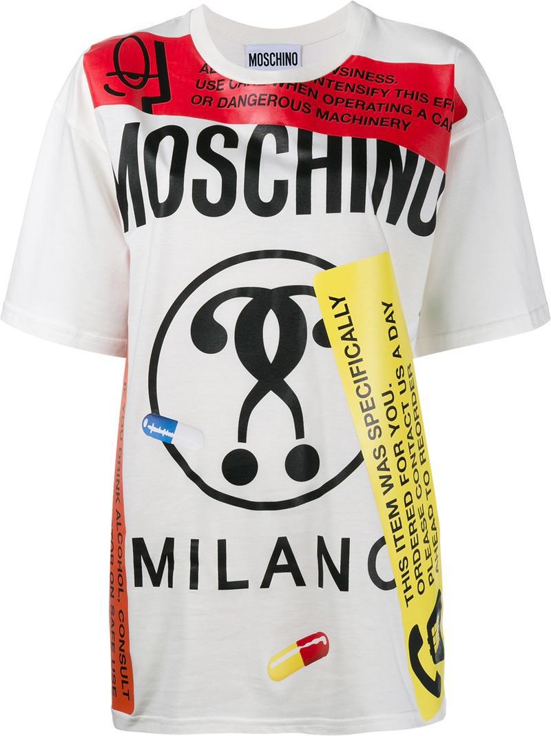 moschino pill dress