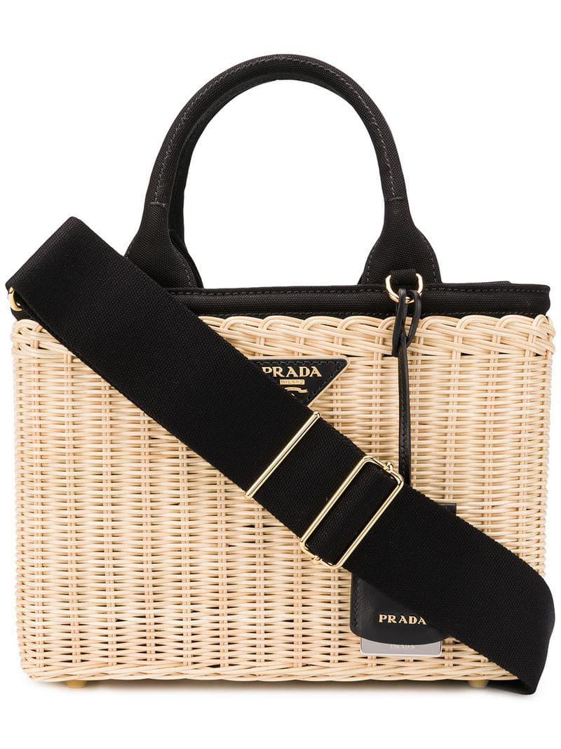 prada beach tote