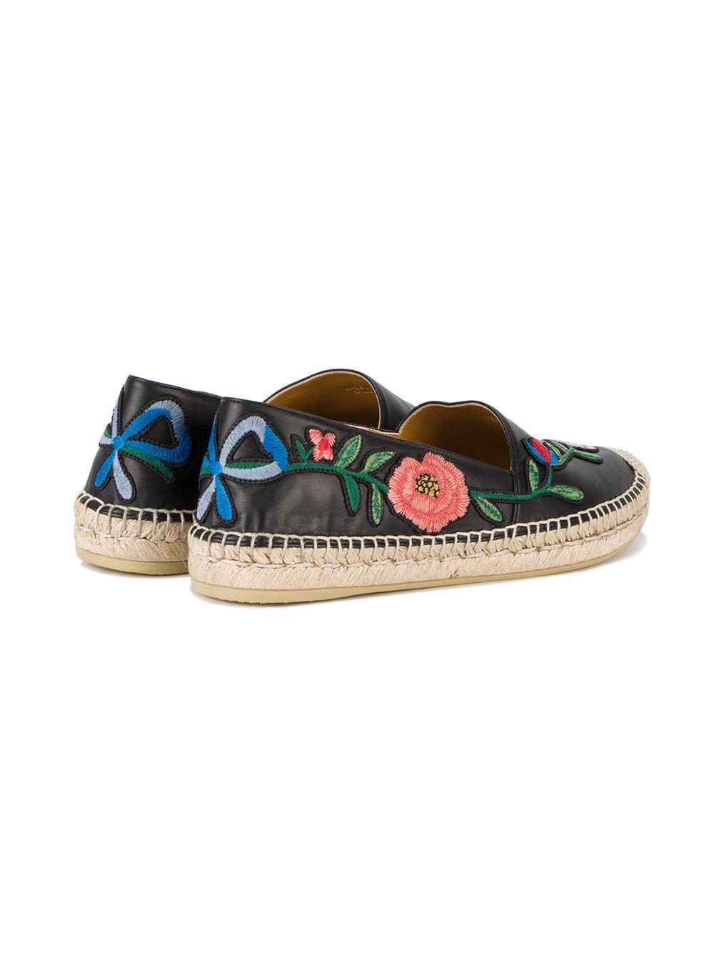 gucci floral espadrilles
