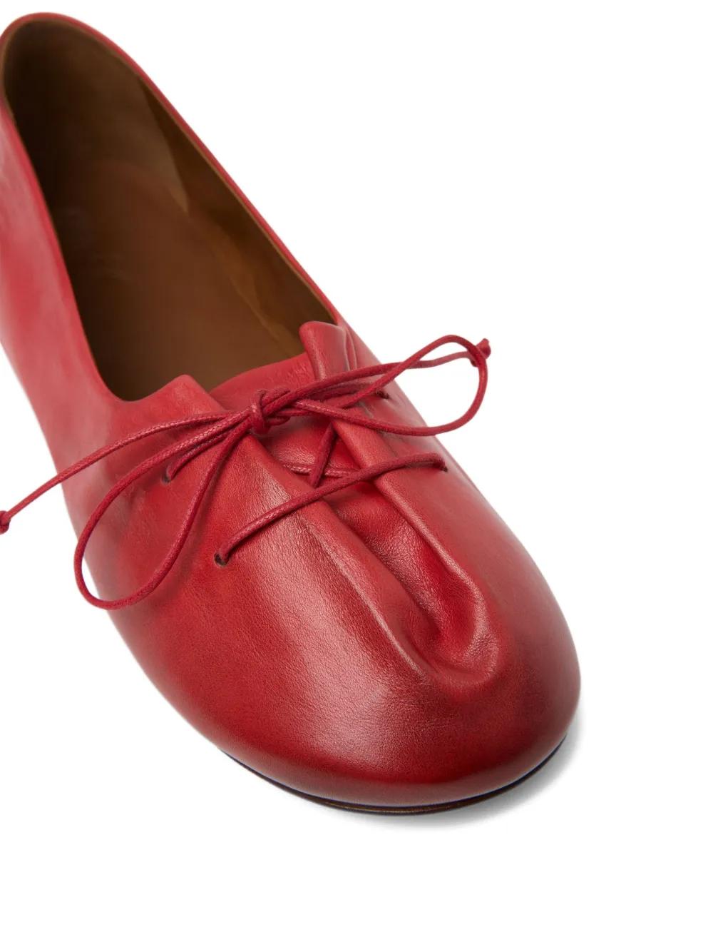 【関税込み】Marsell ブラック Girella フラットシューズ Marsèll Girella レザー フラットシューズ | ブラック | FARFETCH JP