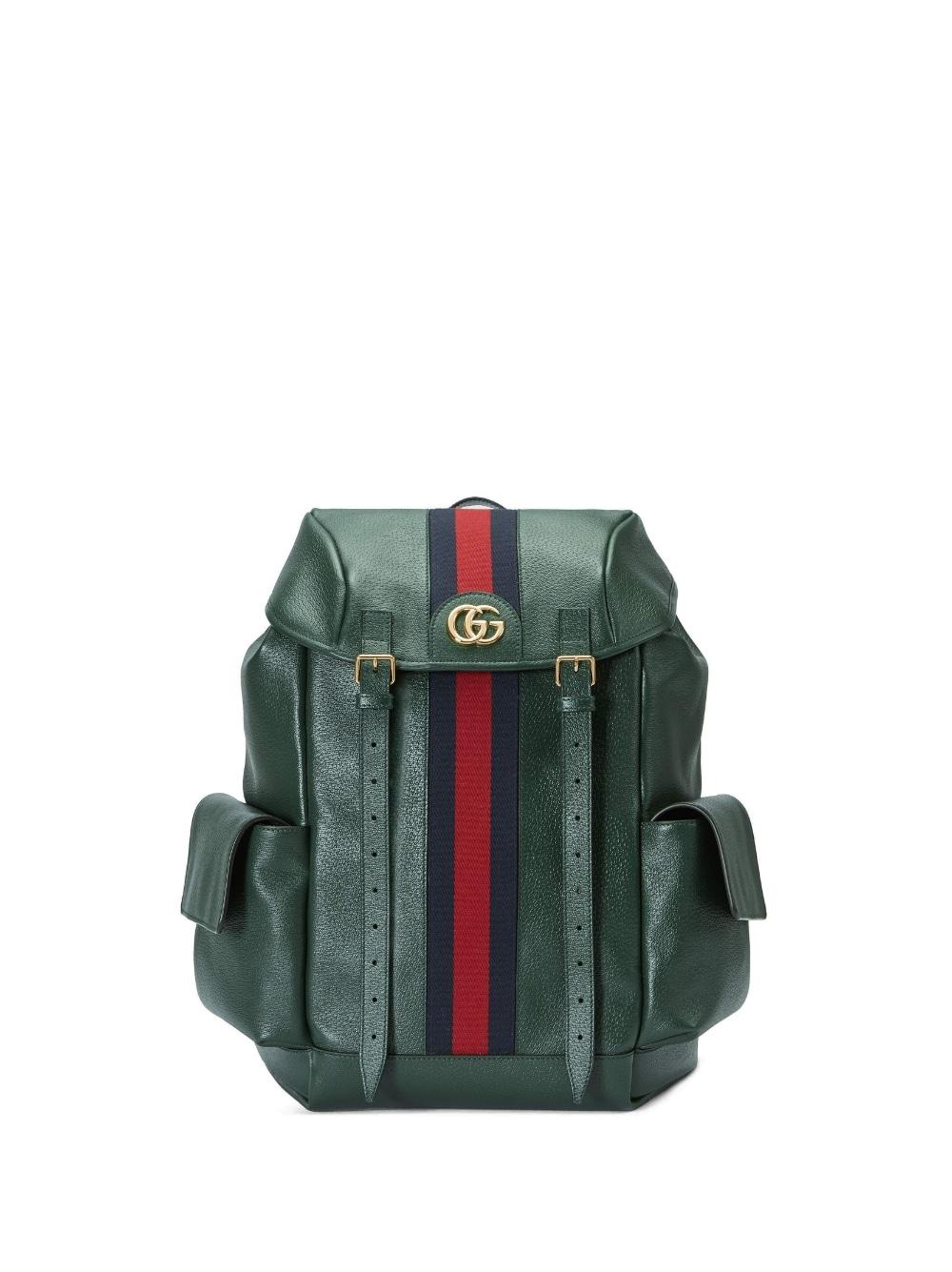 Gucci Medium Ophidia Leather Backpack - Farfetch