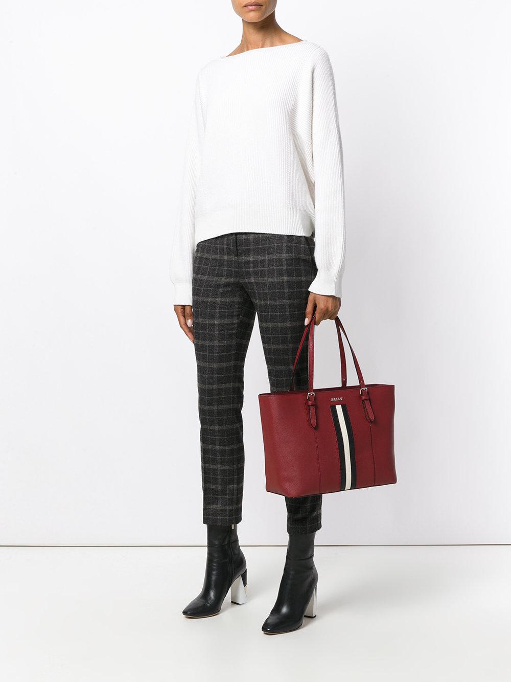 Bally Supra Large Tote Bag in Red | Lyst