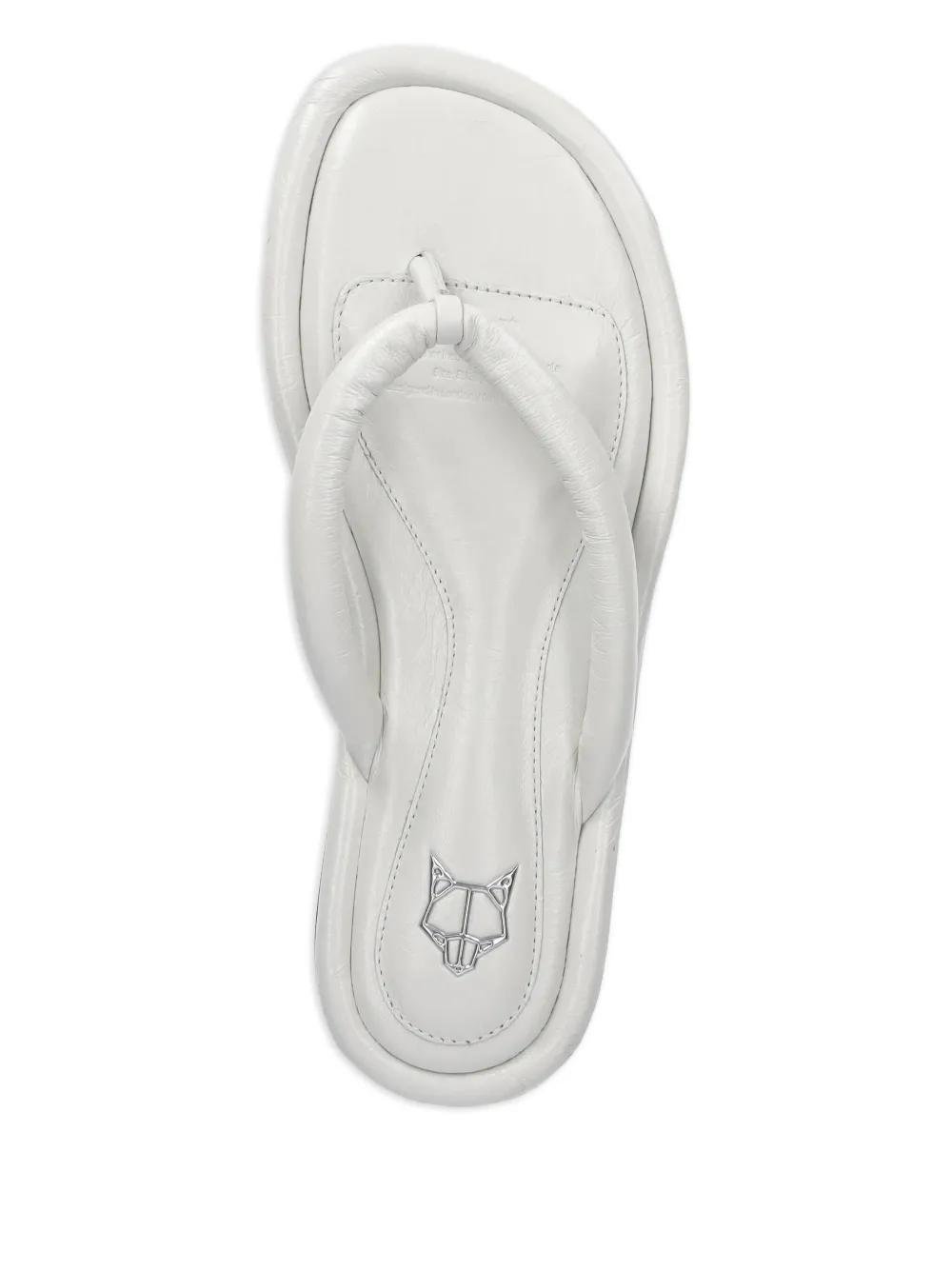 NAKED WOLFE グレナダレザーフラットサンダル 関税送料込み Naked Wolfe(ネイキッドウルフ) サンダル・ミュール(レディース