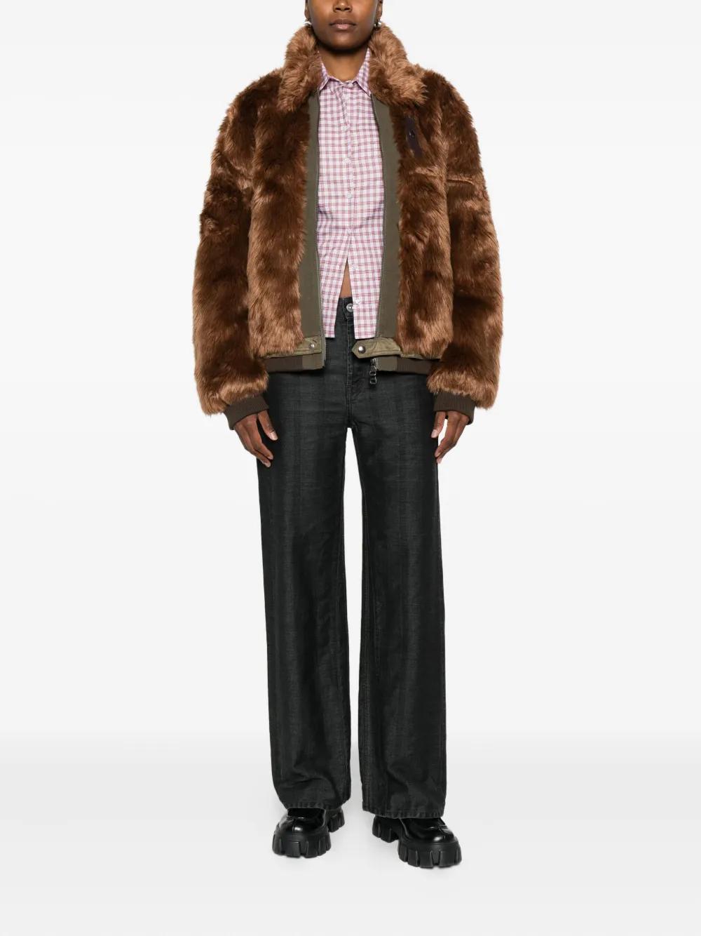 ジャケット・アウター ANDERSSON BELL FUR BOMBER JACKET ANDERSSON BELL Faux-Fur Bomber Jacket in Brown for Men | Lyst
