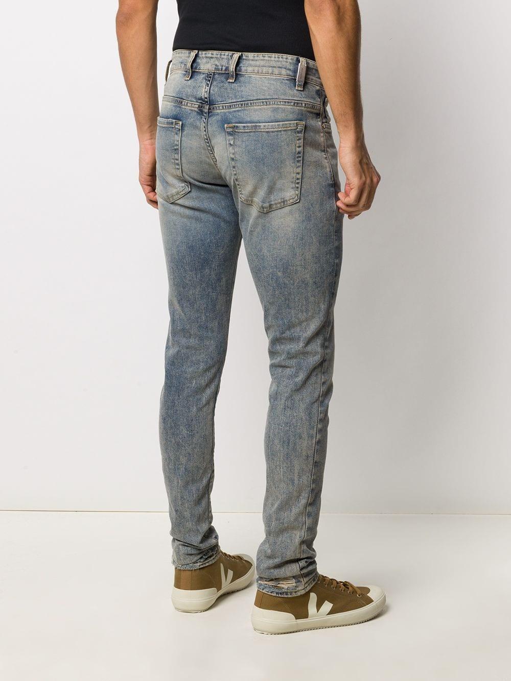 Represent Denim Acid Wash Jeans in Blue for Men Lyst