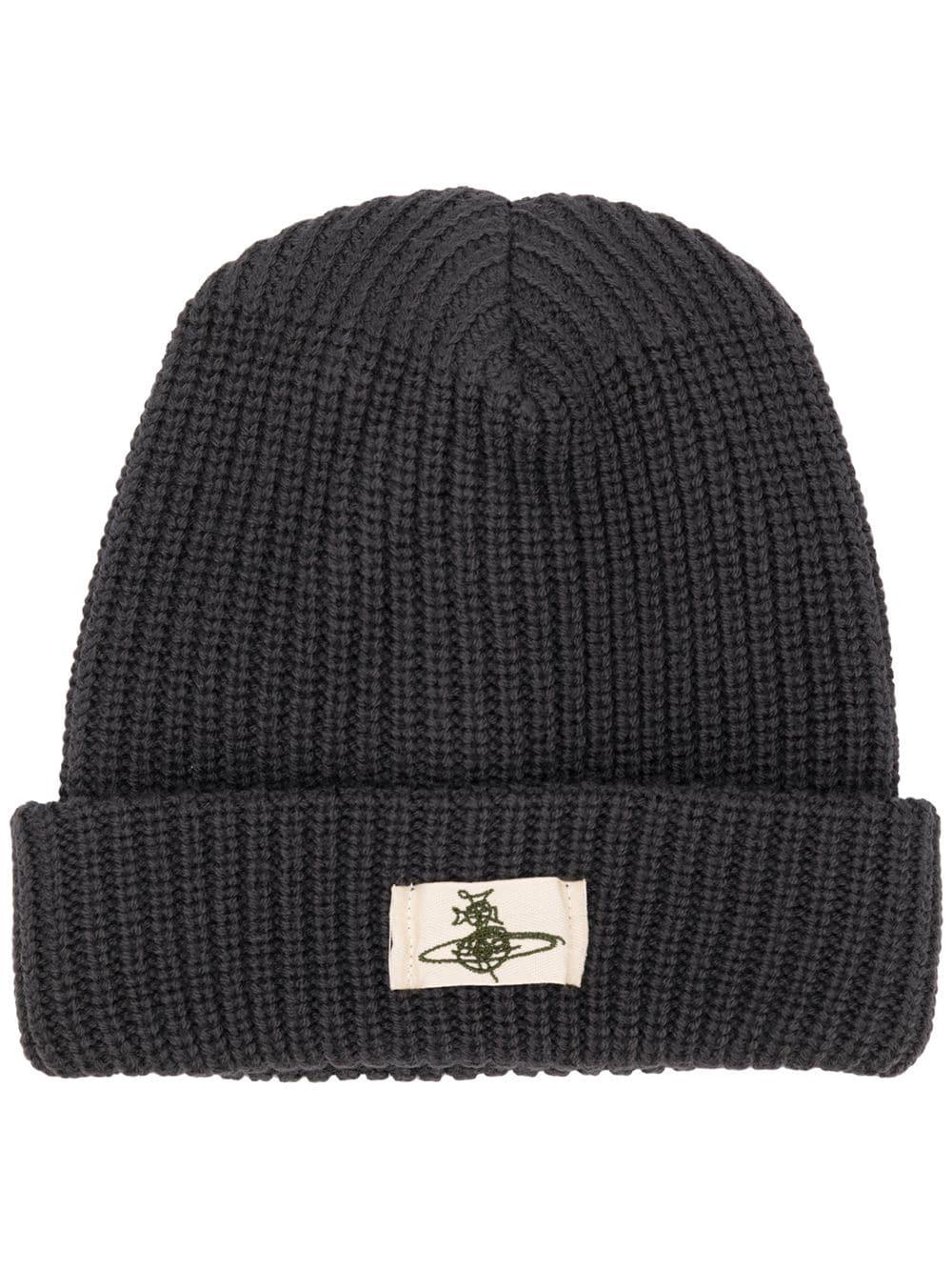 Vivienne Westwood Wool Orb Patch Beanie 