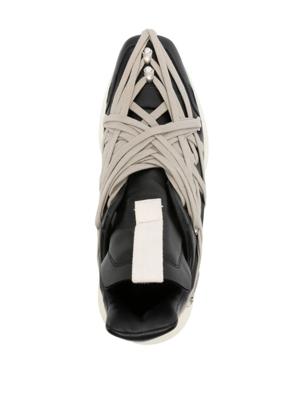 メンズ Rick Owens Megalace Geth Runner スニーカー ブラック