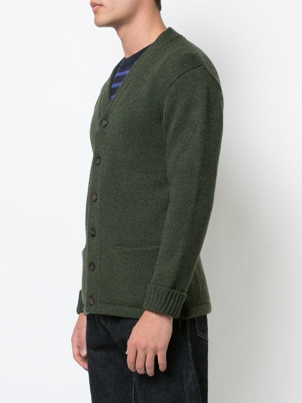 Lyst Levi'S Vneck Cardigan in Green for Men