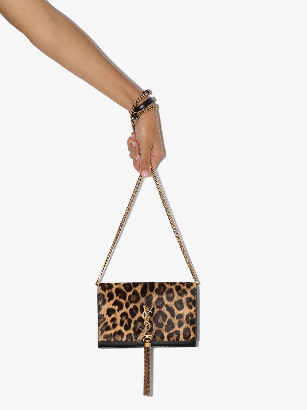 Saint Laurent Leopard Print Clutch - Farfetch