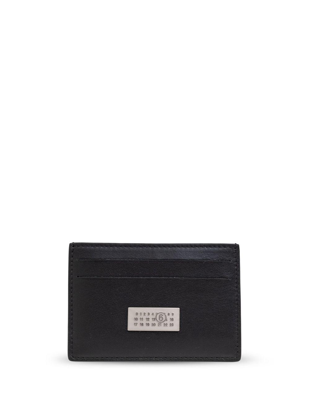 MM6 by Maison Martin Margiela レディース ブラック カードケース 
