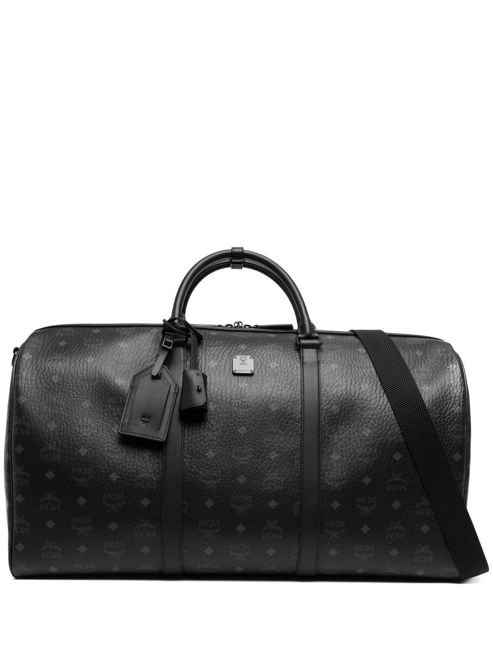 MCM Extra-large Ottomar Duffle Bag in Black | Lyst