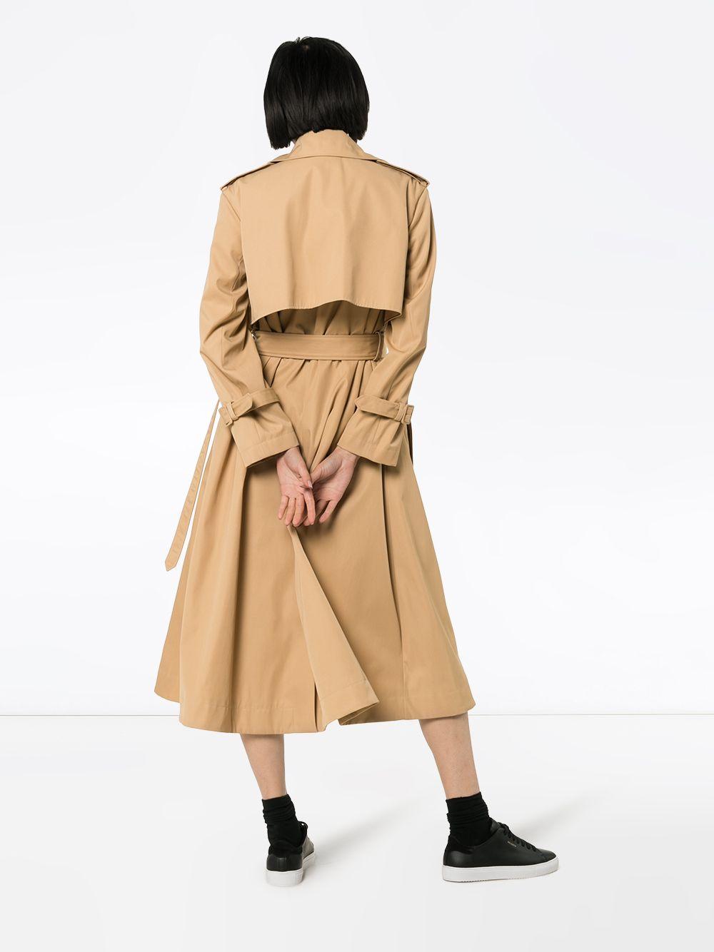 Simone Rocha Baumwolle Trenchcoat im Deconstructed-Look in Natur | Lyst DE