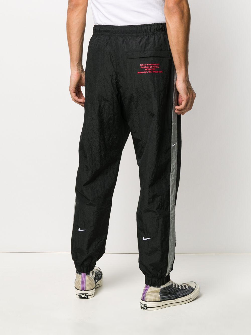 Nike Swoosh Logo Track Pants in Black Men | Lyst