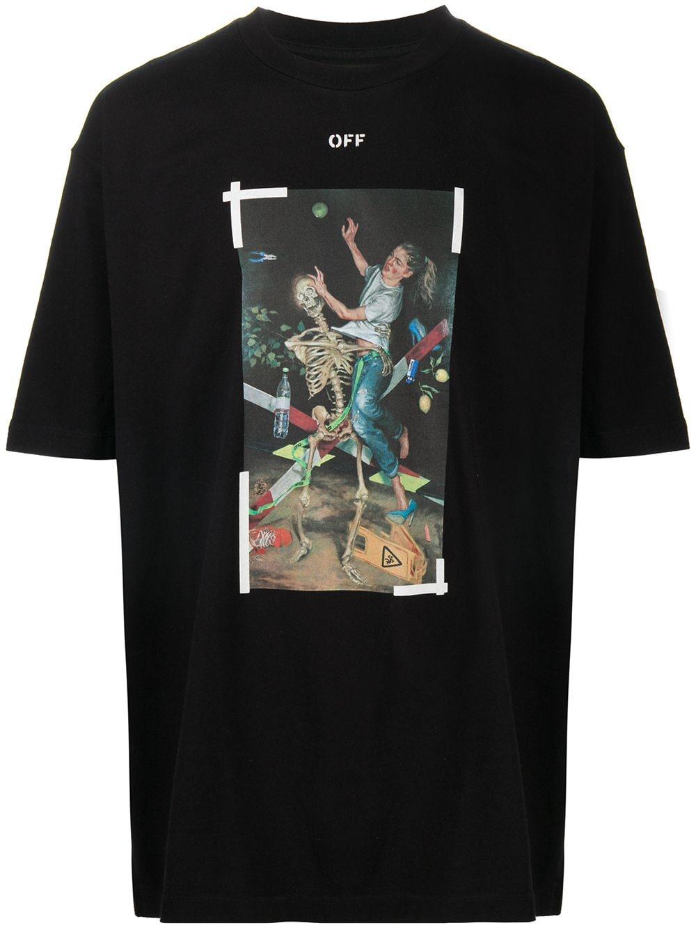 Off-White c/o Virgil Abloh Pascal Painting Print T-shirt in Black for ...